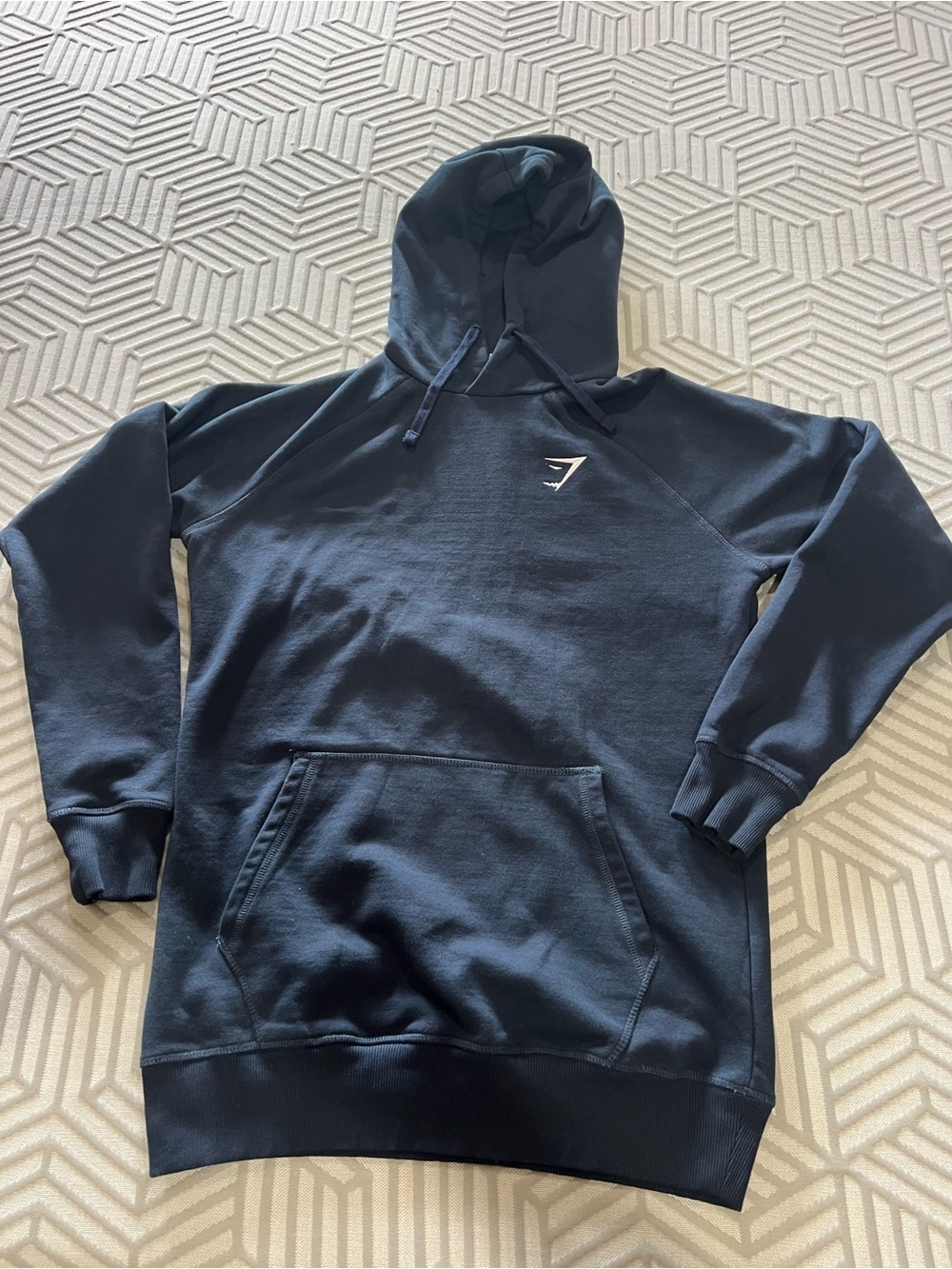 Men’s Gymshark Hoodie, Navy, Small, Like New